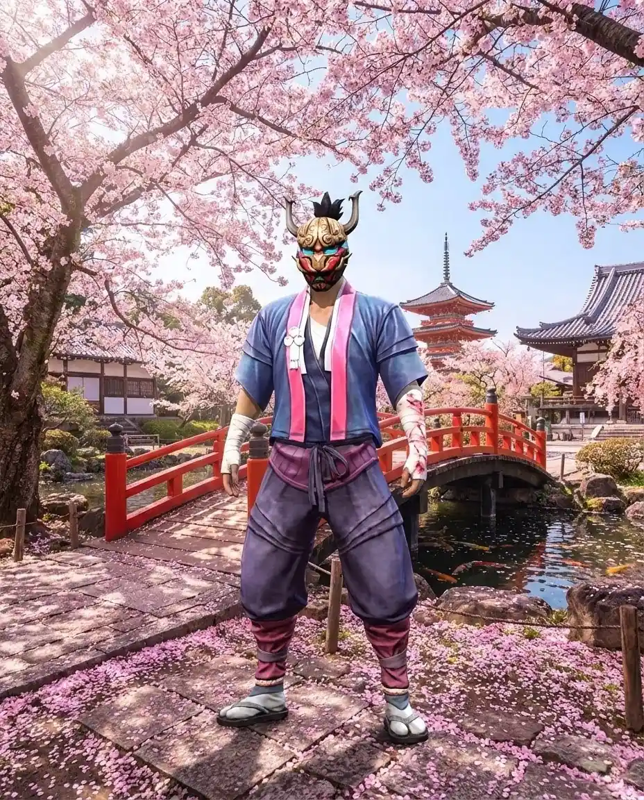 Sakura Bundle Free Fire dress screenshot — Season 1 Elite Pass legendary outfit 2026