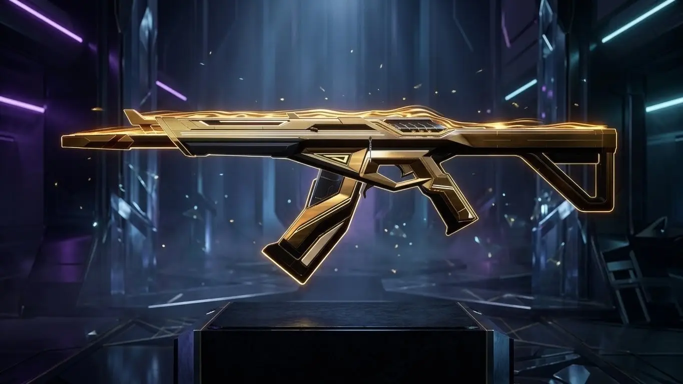 Champions 2024 Vandal Valorant skin screenshot — esports exclusive weapon skin 2026