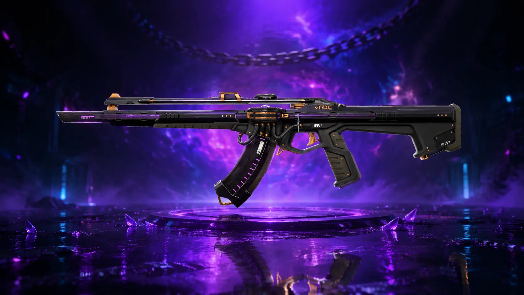 Prelude to Chaos Vandal Valorant skin screenshot — demonic sword exclusive weapon skin 2026