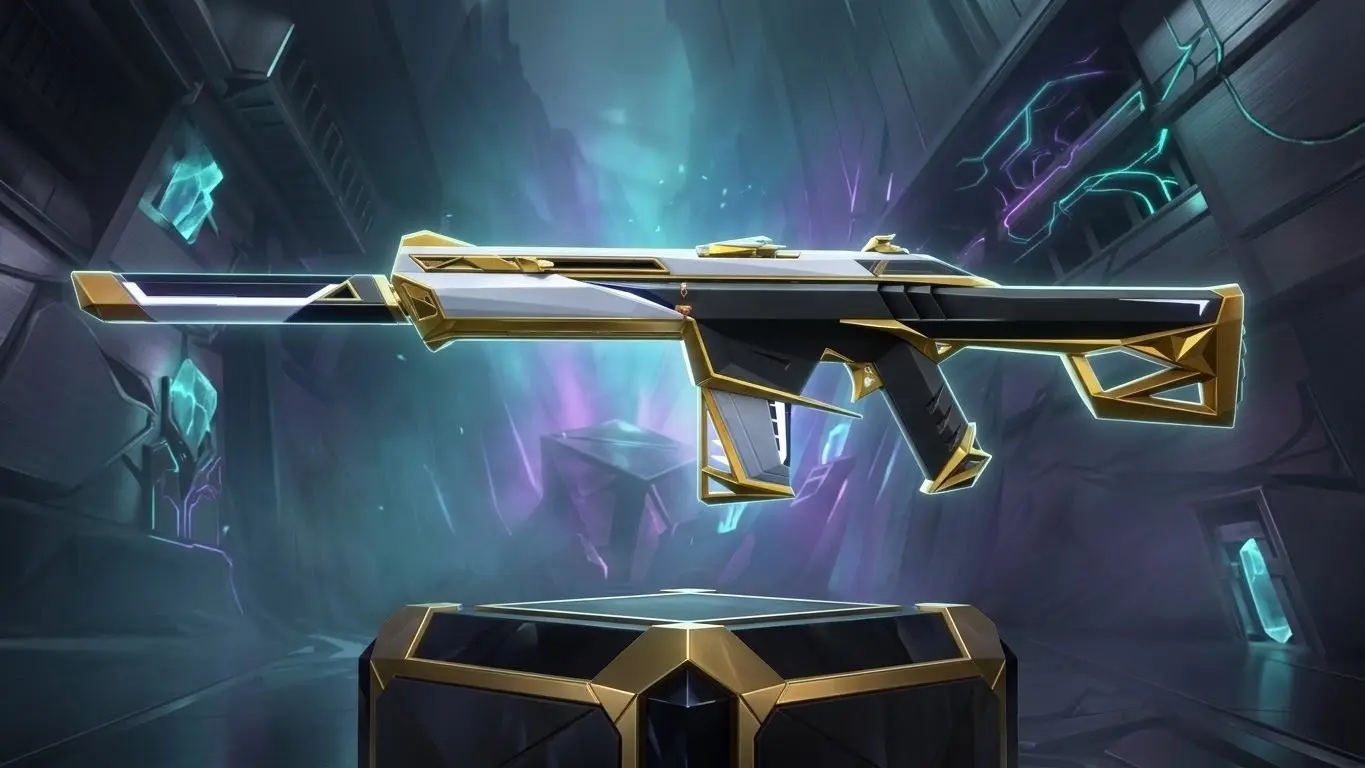 Prime 2.0 Phantom Valorant skin screenshot — premium laser sound weapon skin 2026