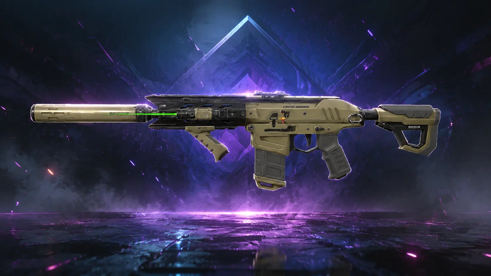 Recon Phantom Valorant skin screenshot — tactical camo weapon skin 2026